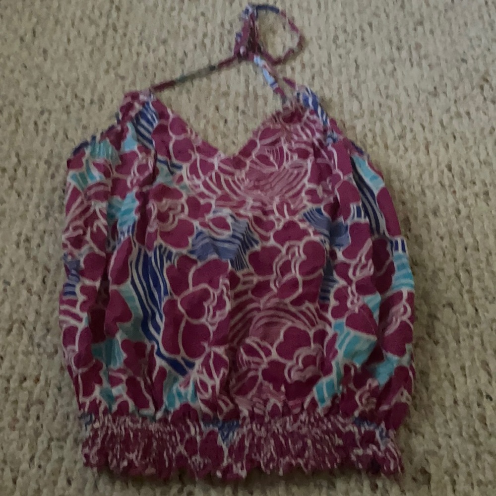 Crop top halter